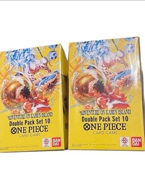 Bandai OP-15 TCG Adventure on Kami’s Island Booster Box Bundle Lot of 2